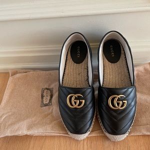 Gucci Leather Espadrilles